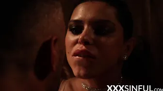 Seductive lingerie MILF pussy drilled in sensual doggystyle