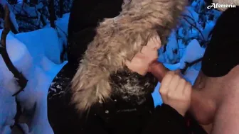 Next Door Passionate Blows Huge Cock inside Frost to Cum into