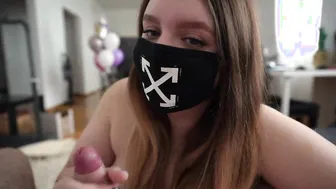 Sperm on Sweet Huge Booty