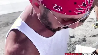 Fraternity alpha males fucked outdoor and recorded it