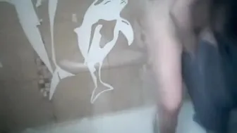 Hairy Honeys - Step-Son Spies On Mom's Shower And Gets A Surprise
