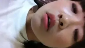 Aria films herself (wild masturbation)