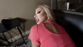 MILF blonde stepmother taboo sex with stepson 20