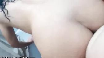 Stepmother asks for help to wash her back in the shower 20