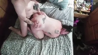 Step Sister taking Brothers Long Thick Penis