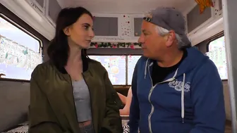 Lia Louise mature pervert pink van man