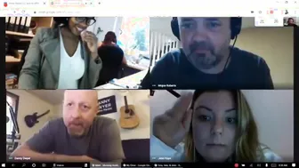 Huge jugs office lady forgets shes still on movie conference
