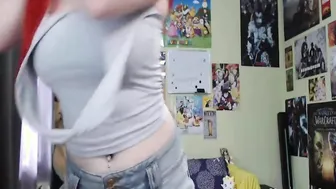 Incredible Beauty Big Titted barely legal having fun with her super sexy Huge jugs
