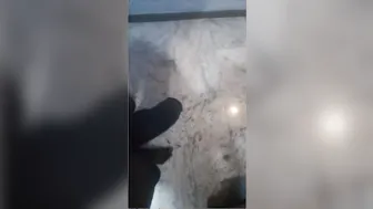 Step Daughter African Huge Butt with Turned On Next Door during Quarantine House Arrest