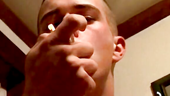 Smoking Twink threesome ecstasy full of anal and throatfucks