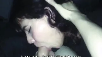 My girlfriend treats me to one of her most exceptional blowjobs 16