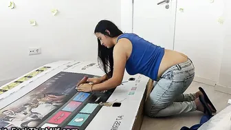 Fucking my friends mother through a hole in a box she thought I was her husband 10