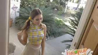 Teen Slut Melissa Moore Is Filled In All Her Holes By Tinder Guy