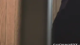 Desperate seminarian pretends to be apriest for free fuck
