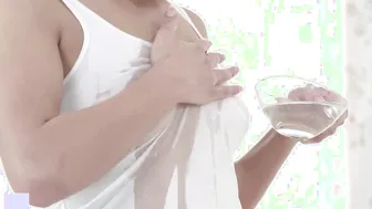 Hot Blonde Cherry Kiss Covers Her Body In Oil So She Can Easily Fuck Her Well Hung Ma 67