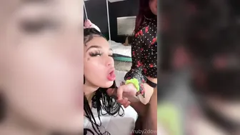 Hot4Lexi Ruby2Down Double BJ and Threesome OF