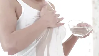 Hot Blonde Cherry Kiss Covers Her Body In Oil So She Can Easily Fuck Her Well Hung Ma 68
