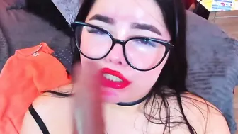 Fetish model plays submissive