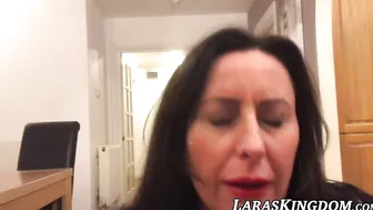 Provocative lingerie MILF hardcore solo pussy fingering