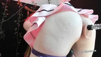 Big Ass shemale getting pounded by sex machine