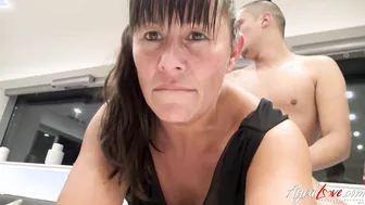 AGEDLOVE Dulce Morena gives a deep blowjob