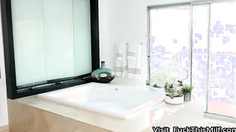Angela White surprises husbands friend 6