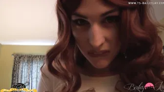 A hot alone time with Bailey ensures a flood of cum