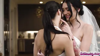 Charlotte is receptive leading to loving and tender sex