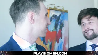 elegant Following blowjobs Drew Dixon and Kayden Gray get analfuck