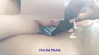 Fat sensual delight knew how to take milk from Ton