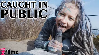 Anuskatzz caught while having wild public sex