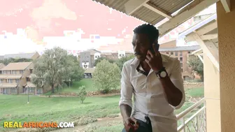 Real Africans - Hot Black Boyfriend Cheating With Girlfriends Bestie