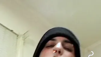 Attractive dude who loves to smoke seduces sexy partnerÂ 
