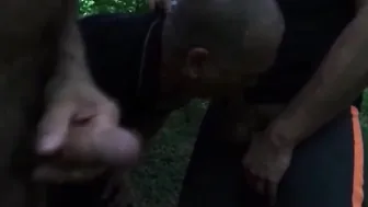 MANY MEN SUCKING AND FUCKING IN FOREST