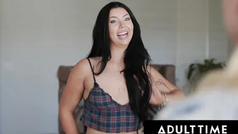 ADULT TIME  Sensual Lesbian Serene Siren Takes Her Lesbian Vows With Hot Friends Mom Holly Day