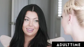 ADULT TIME  Sensual Lesbian Serene Siren Takes Her Lesbian Vows With Hot Friends Mom Holly Day