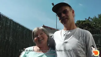 Grannies Jean-Pierre and Raymonde fucks inside front of the camera with a