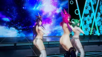 MMD BlackPink - Dont know what to do Naked Vers. Xayah Soraka