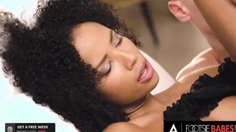 CumFilled Feet Delight Ebony Romy Indy Surrenders to Anal Ecstasy