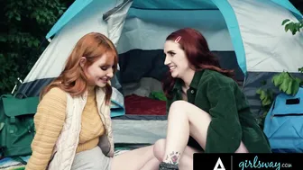 Camping Trip porn video – GIRLSWAY - Redhead Lacy Lennon  Her Sexy Neighbor Have A Hard Secret Affair During A Camping Trip