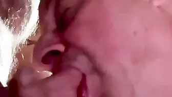 Getting my mouth filled with a big load