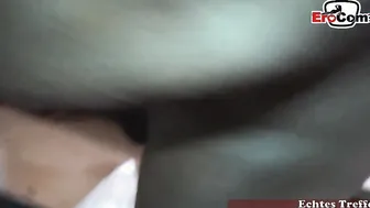 International Student Threesome - College Coeds Share Sex