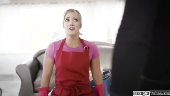 Burglars stumble upon the maid n dp her
