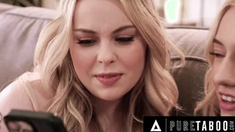 STEP SISTERS United! Haley Spades and Skyler Storm Tease and Deny Each Other in Forbidden Lust