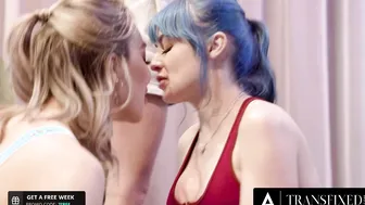 Steady Breath, Tempting Pleasures  TRANSFIXED! Trans Yoga Instructor Emma Rose Satisfies Cravings with Naughty Intensity, Jewelz Blu