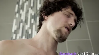 Studs shower their big dicks and ass bang with pleasure
