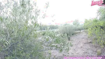 Spanish girl shoots outdoor porn with boyfriend