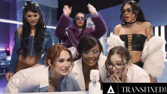 TRANSFIXED - DOLLS: Siri Dahl Joins Trans Orgy With Khloe Kay Eva Maxim  Zariah Aura GROUP SEX