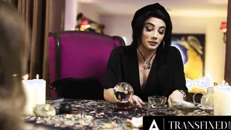 MIND CONTROLLED  ASMR Trans Fortune Teller Ariel Demure Rough Kisses Hot Tattooed Customer Vanessa Vega
