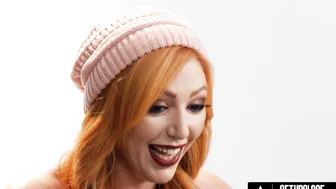 LAUREN PHILLIPS TAKES CONTROL  THE ULTIMATE FEMALE SELFINDULGENCE EXERCISE WITH THE BUSTY REDHEAD
